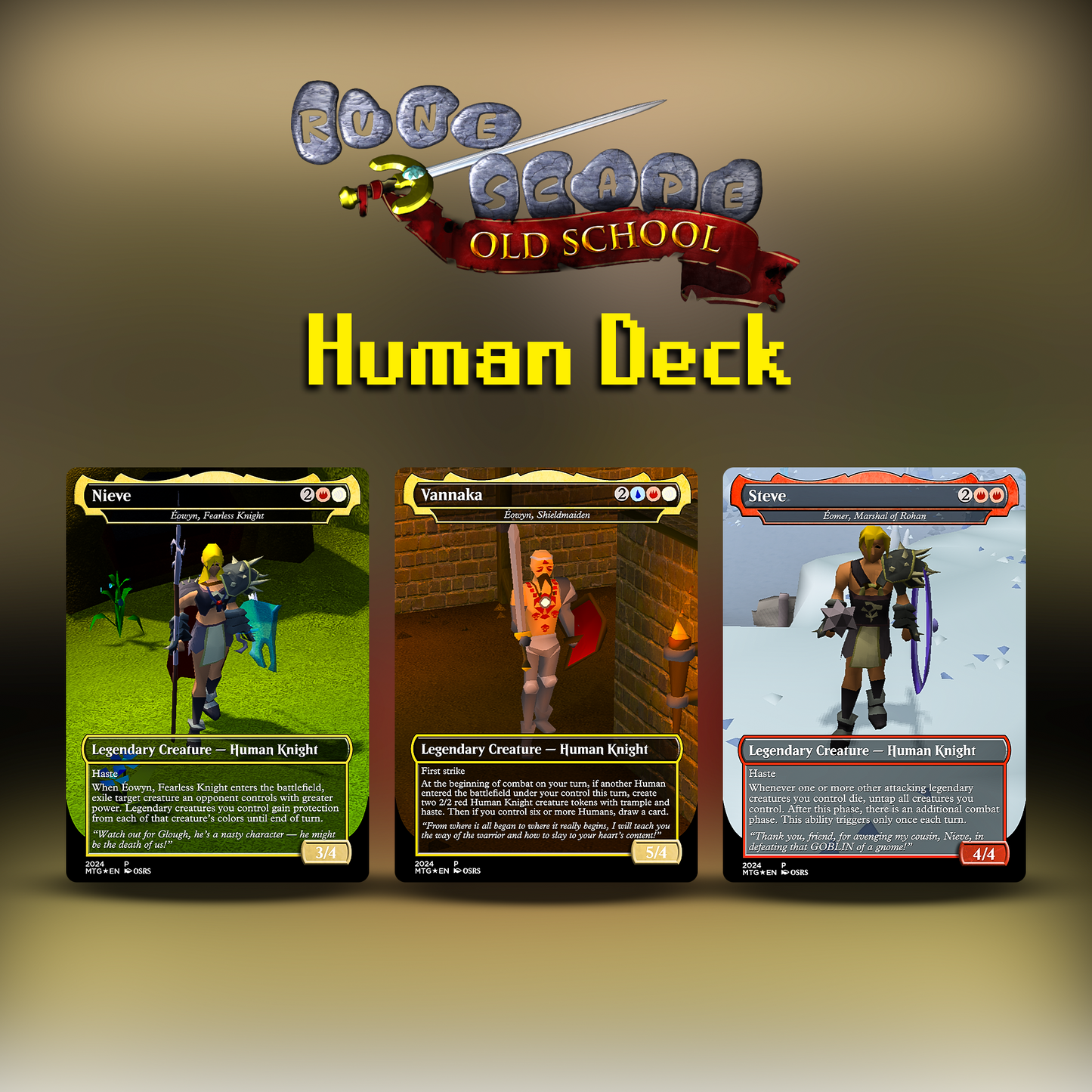 Human / Vannaka Commander Deck