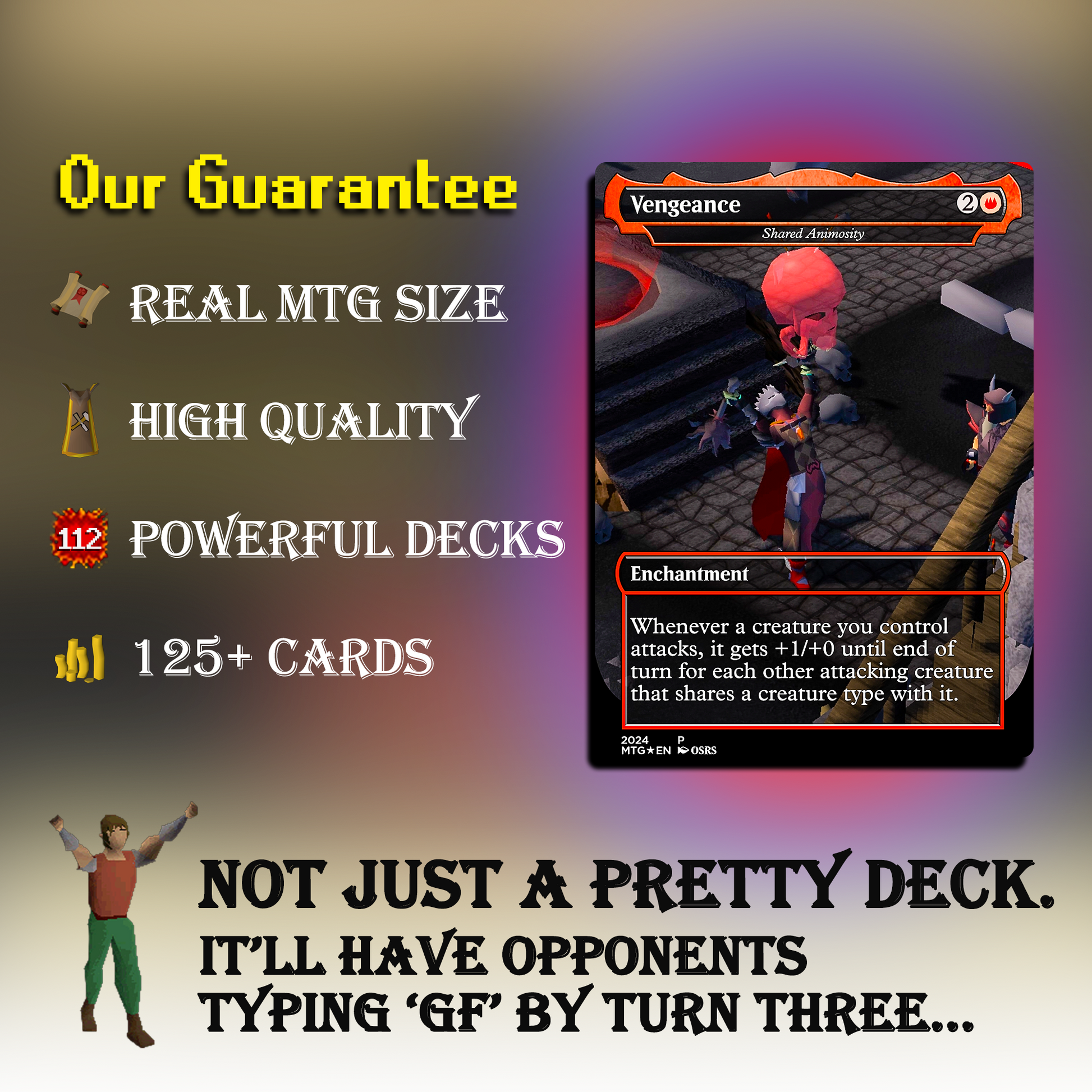 osrs yugioh cards Human / Vannaka Commander Deck