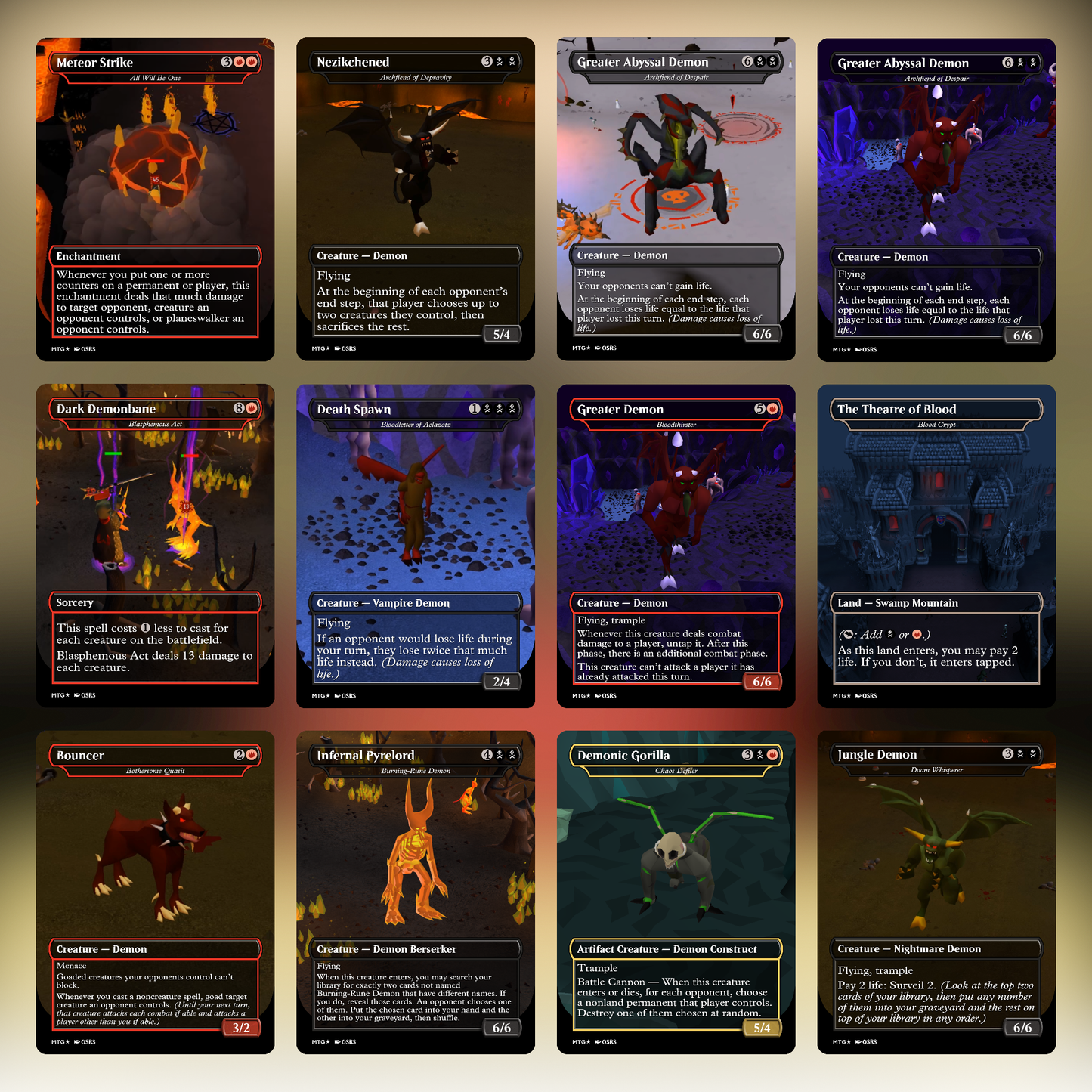 Pre-Order - Valgavoth / K'ril Tsutsaroth - Demon Commander Deck